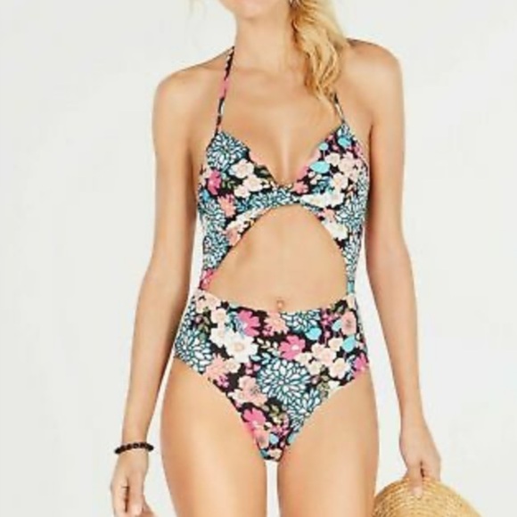 NWT Sundazed Willa Twist One Piece Floral Swimsuit - Picture 1 of 9